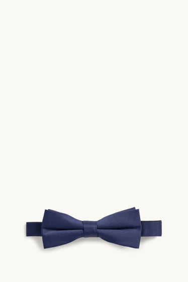 Hommes - Nœud papillon - bleu foncé