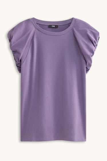 Femmes - T-shirt - regular fit - violet