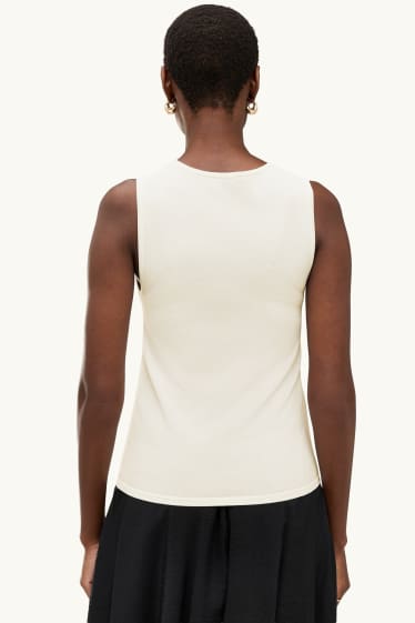 Dames - Spencer - crème wit