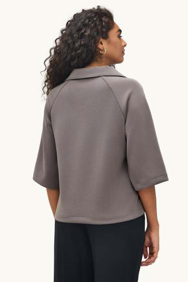 Dames - Sweatshirt - bruin