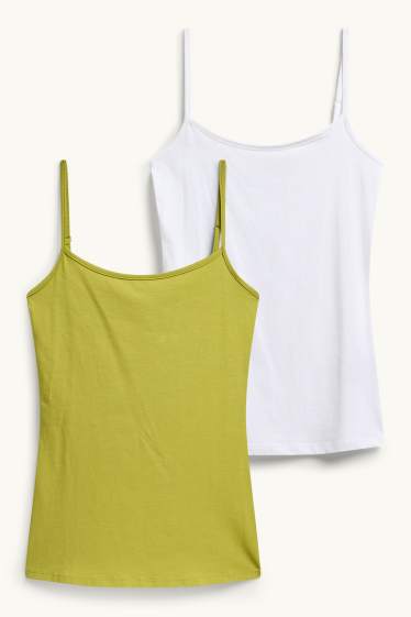 Damen - Multipack 2er - Top - weiß