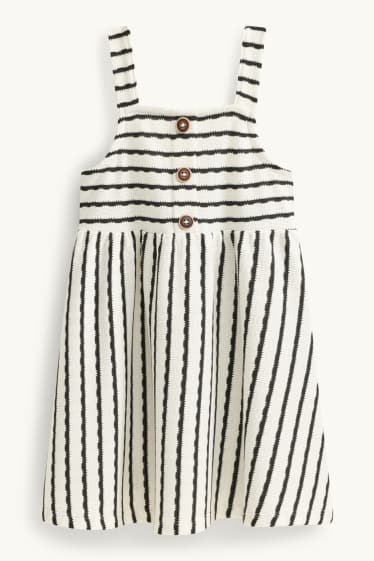 Enfants filles - Robe - blanc / noir
