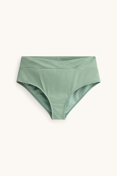 Damen - Bikini-Hose - High Waist - LYCRA® XTRA LIFE™ - grün