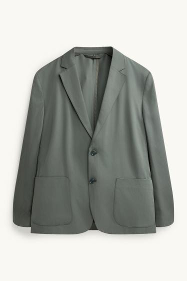 Herren - Baukasten-Lyocell-Sakko - Relaxed Fit - dunkelgrün