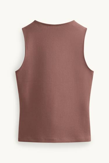 Damen - Top - braun