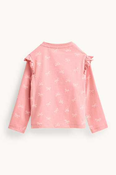 Kinderen: meisjes - PAW Patrol - Skye - longsleeve - glanseffect - fuchsiarood