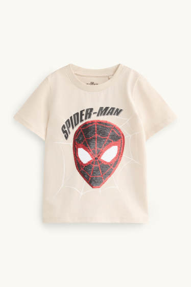 Enfants garçons - T-shirt à manches courtes - beige