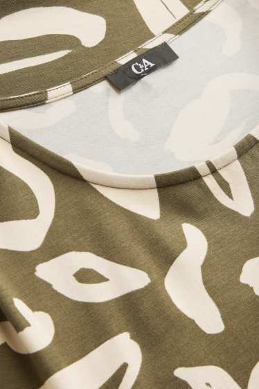 Damen - T-Shirt - Regular Fit  - khaki