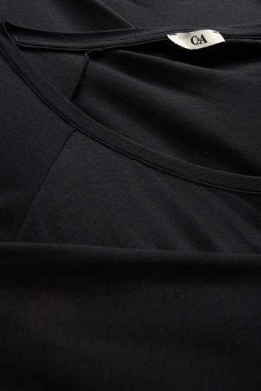 Femmes - T-shirt - noir