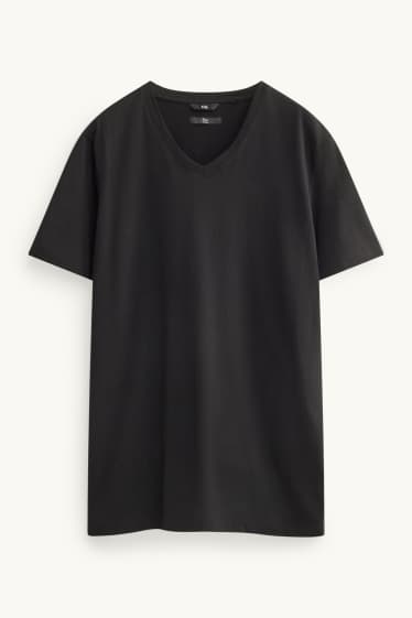 Pánské - Tričko - slim fit - Flex - černá