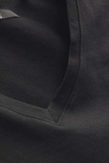 Pánské - Tričko - slim fit - Flex - černá