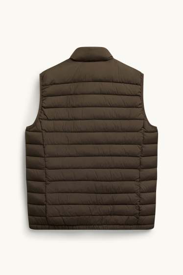 Uomo - Gilet trapuntato - marrone