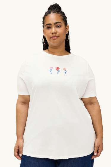 Mujer - Camiseta - regular fit - blanco