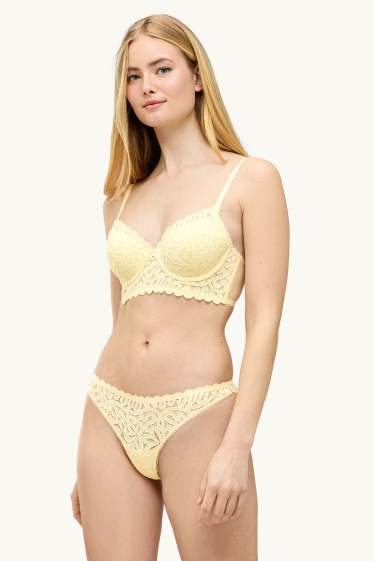 Women - Thong - light yellow