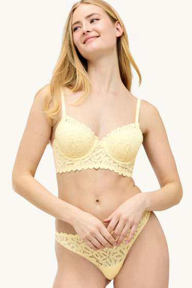 Women - Thong - light yellow