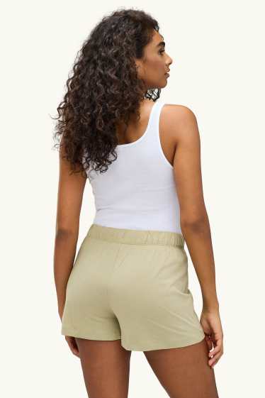 Mujer - Pack de 2 - pantalones cortos de pijama - blanco / amarillo