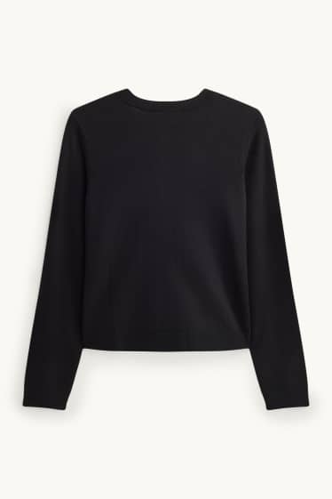 Damen - Strickjacke - schwarz