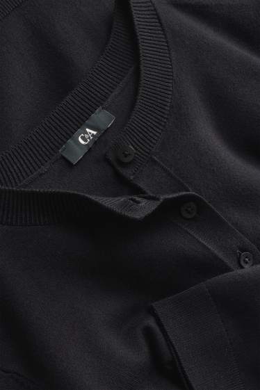 Damen - Strickjacke - schwarz