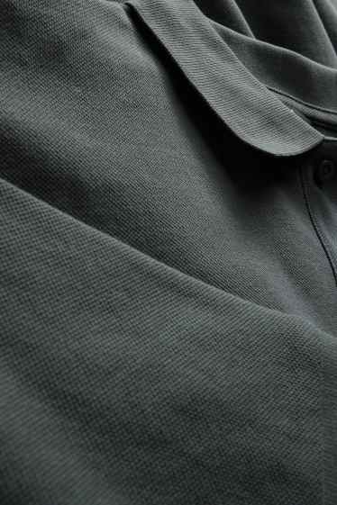 Herren - Poloshirt - Regular Fit - dunkelgrau