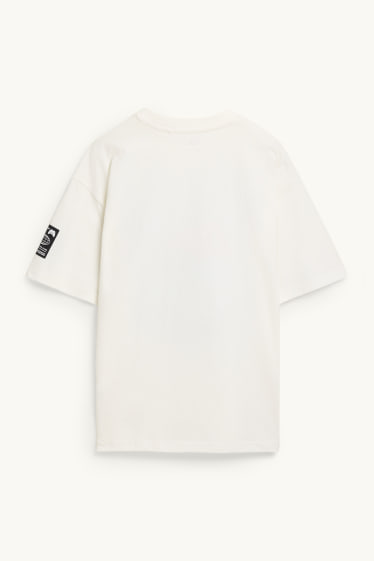 Kinder Jungen - Gaming-Controller - Kurzarmshirt - weiss