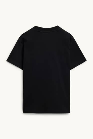 Kinder Buben - Skate - Kurzarmshirt - schwarz