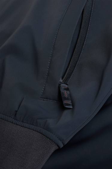 Herren - Bomberjacke - gefüttert - dunkelblau