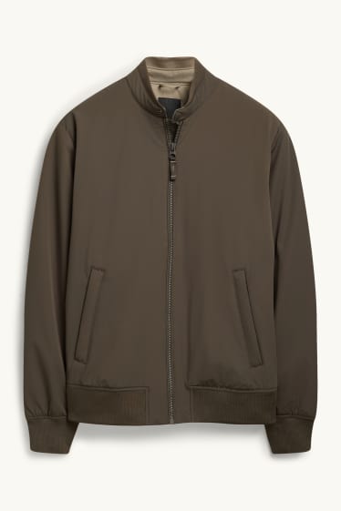 Herren - Bomberjacke - gefüttert - khaki