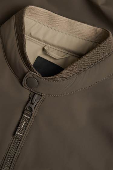Herren - Bomberjacke - gefüttert - khaki