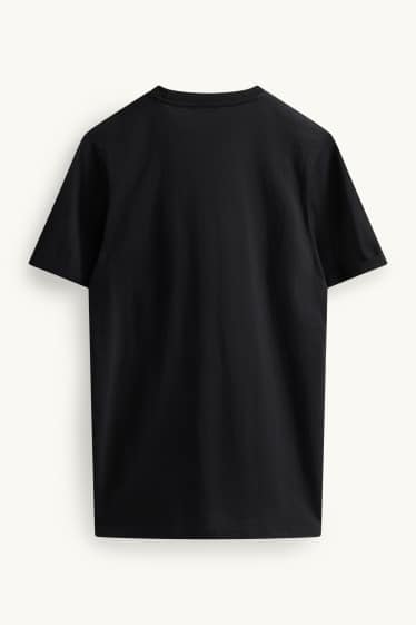 Men - T-shirt - regular fit - black