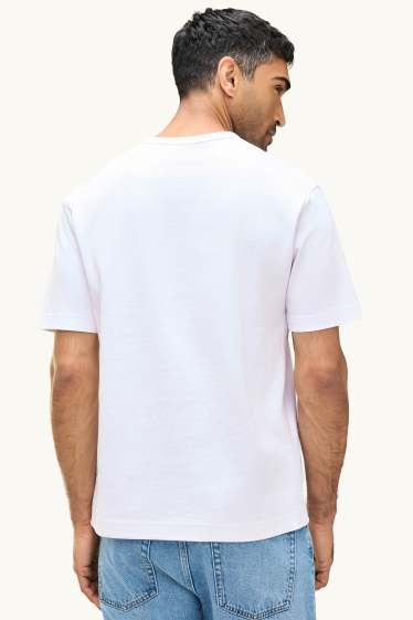Hommes - T-shirt - relaxed fit - blanc