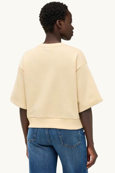 Dames - Sweatshirt - apricot