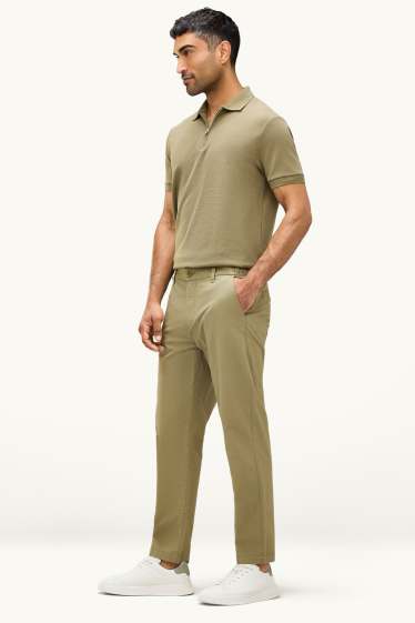 Herren - Chino - Tapered Fit - khaki