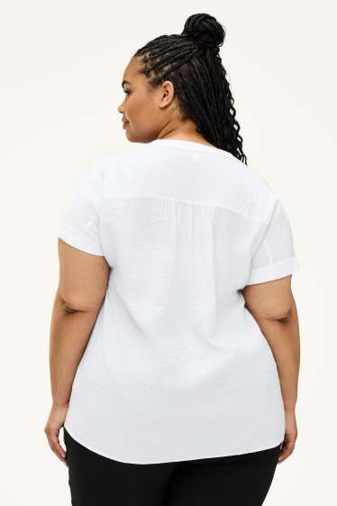 Damen - Bluse - weiss