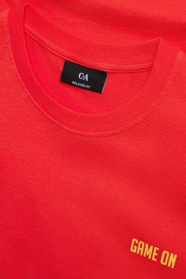 Men - T-shirt - red