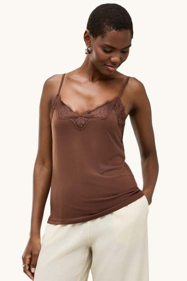 Donna - Top - marrone