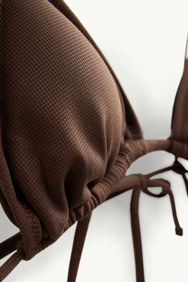Damen - Bikini-Top - wattiert - bügellos - LYCRA® XTRA LIFE™ - braun