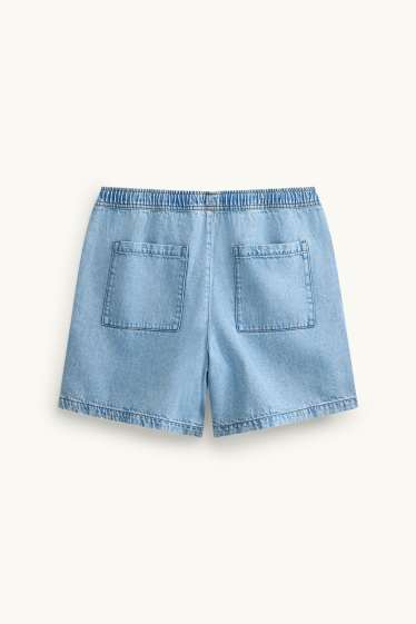 Herren - Jeans-Shorts - helljeansblau