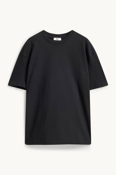 Damen - T-Shirt - Oversized - schwarz