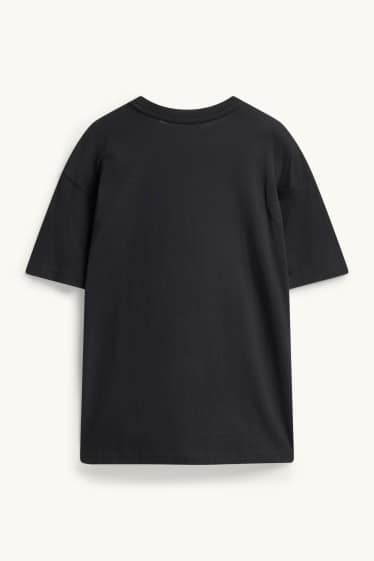 Damen - T-Shirt - Oversized - schwarz