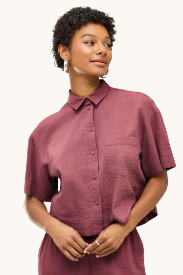 Femmes - Blouse-chemise - lilas