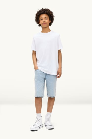 Nen - Paquet de 2 - bermudes texanes - texà gris clar