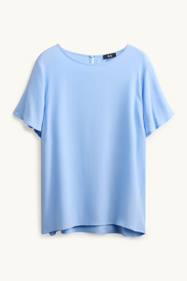 Damen - Bluse - hellblau