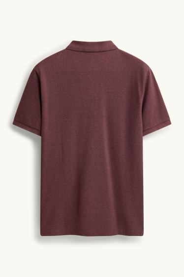 Men - Polo shirt - regular fit - red