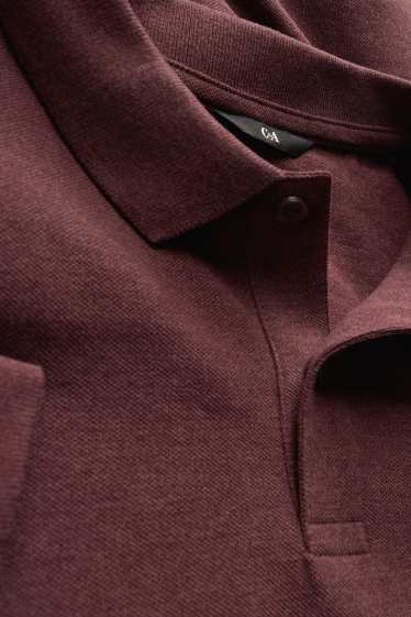 Men - Polo shirt - regular fit - red