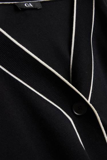 Damen - Strickjacke - schwarz