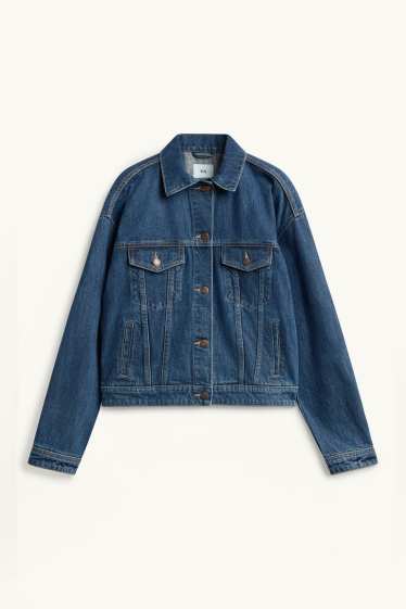 Women - Denim jacket - denim-dark blue