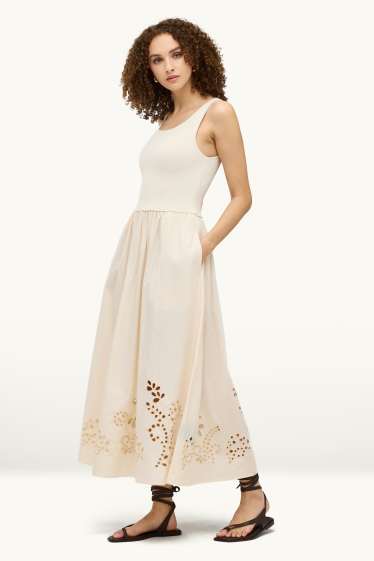 Femmes - Robe fit & flare - beige