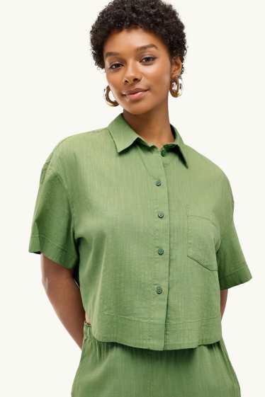 Femmes - Chemisier - vert
