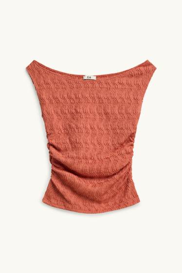 Femmes - Haut - orange