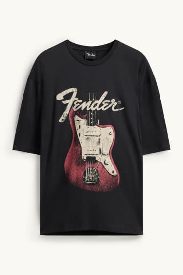 Heren - T-shirt - zwart